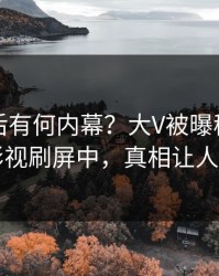 围观背后有何内幕？大V被曝秘闻，人人影视刷屏中，真相让人瞠目